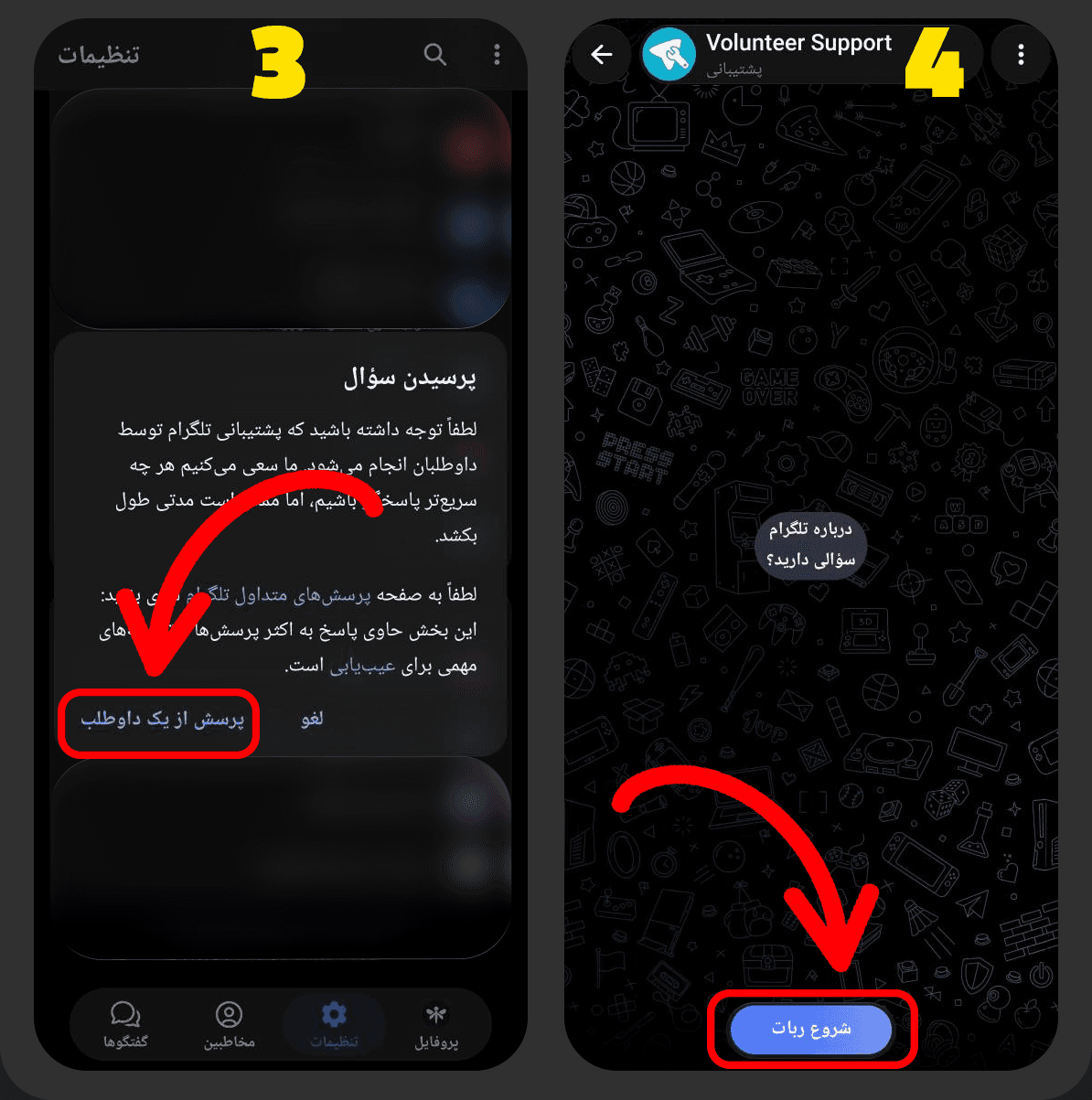 آموزش کامل رفع ریپورت دائمی تلگرام - سنجاقک