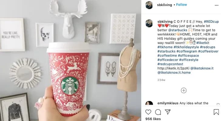 How to Get More Followers on Instagram starbucks