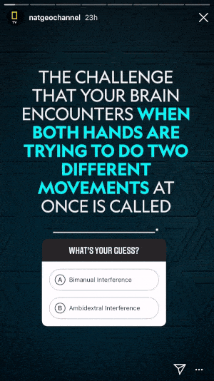 Image 3: interactive instagram story example natgeo