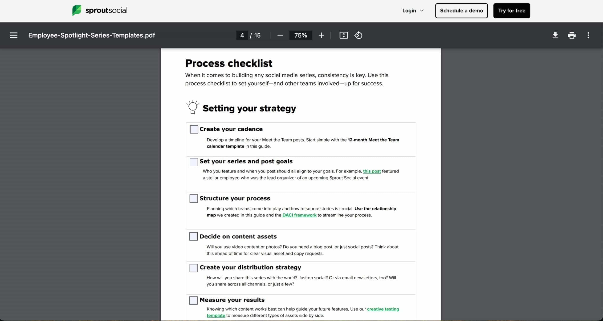 تصویر ۱۰: فایل PDF کتاب کار معرفی کارکنان.