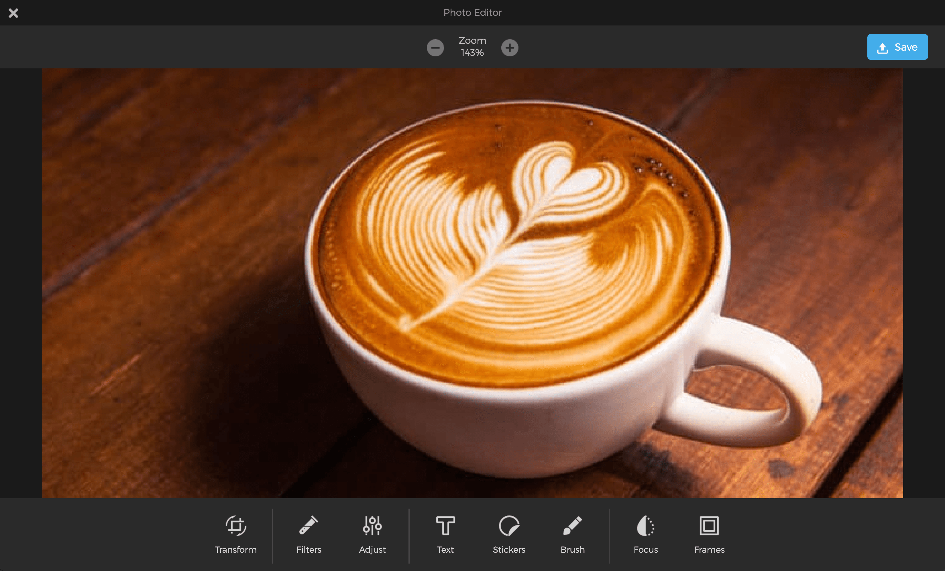 Image 2: Sprout Social's built-in image editor that you can access while creating a post in the Compose window.